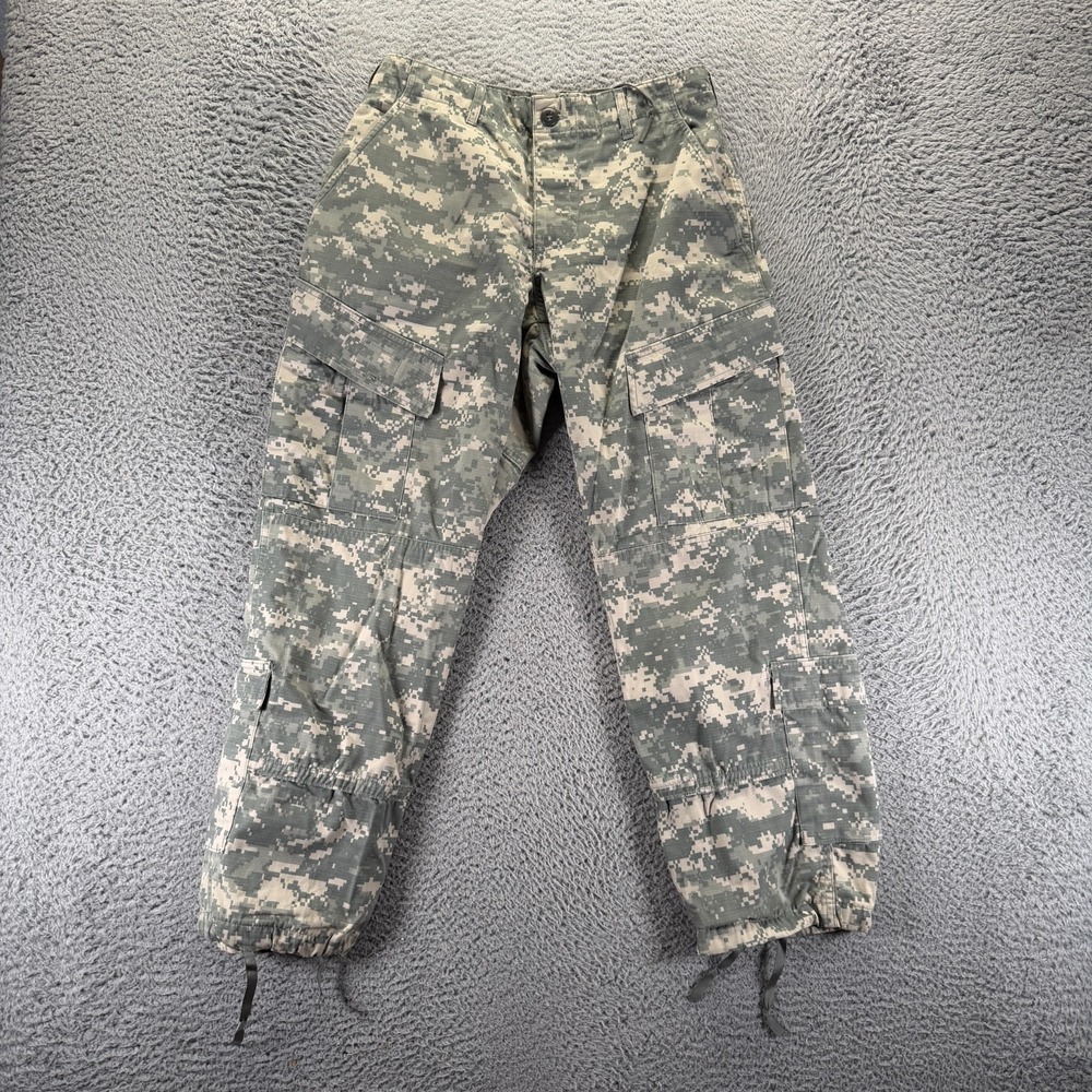 US Army Pant Men's S Green Camouflage Cargo Straight Military Combat Workwear